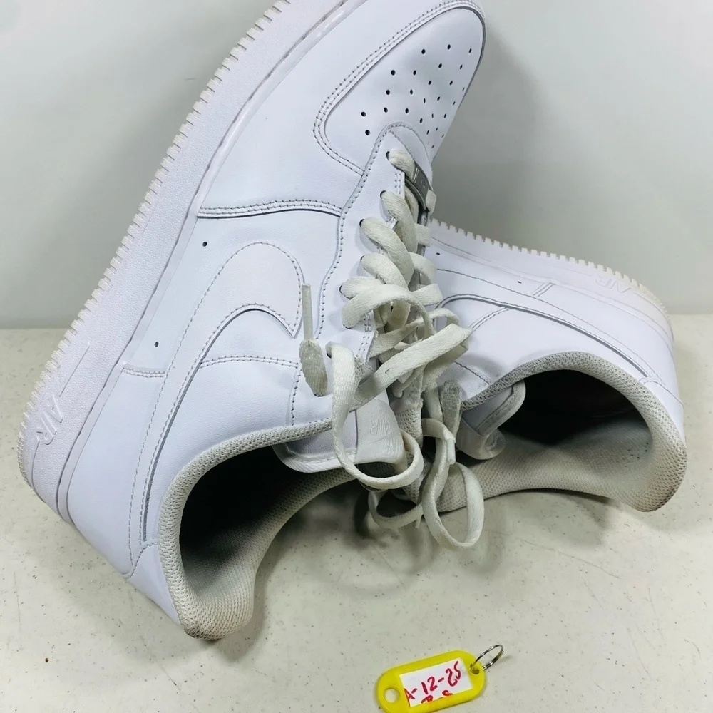 Nike Air Force 1 Low White '07 Mens White Sports Sneaker CW2288-111 size 13
